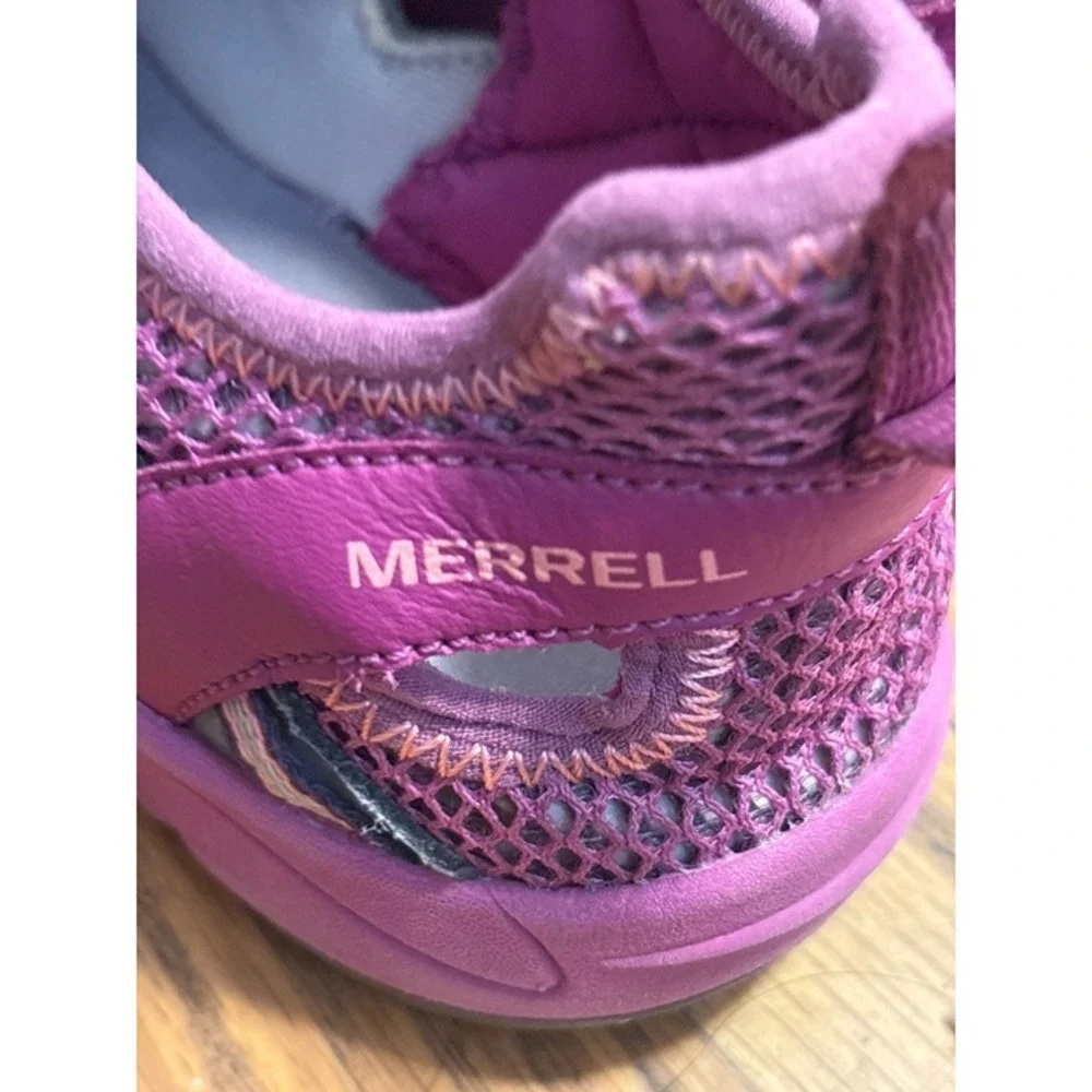 Merrell Kids Athletic‎ Hiking Sandals Size 11 Purple & Gray